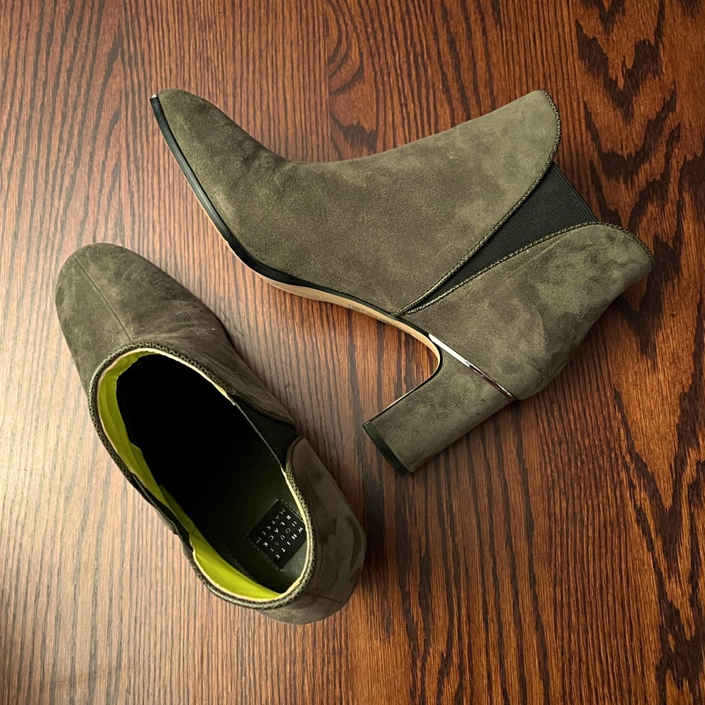 White House Black Market Suede Bootie